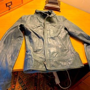 Genuine leather Lucky Brand jacket in extra small.